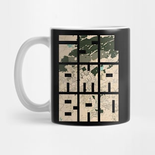 Islamabad, Pakistan City Map Typography - Vintage Mug